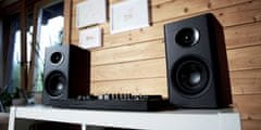Manta Laudberg XS1B 2.0 Bluetooth računalniški zvočniki, črni, 80 W, daljinski upravljalnik, HDMI, ARC, USB, DAC