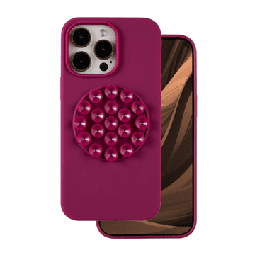 Onasi Octopus silikonski ovitek za iPhone 16 Pro - mat liquid bordo