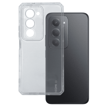 Onasi Silikonski ovitek ANTISHOCK za Xiaomi Redmi 15 - prozoren