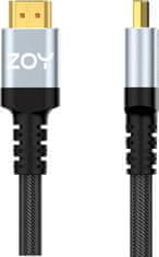 Zoy Kabel HDMI - HDMI 1.8m črn (ZCH18)
