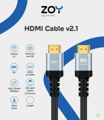 Zoy Kabel HDMI - HDMI 5m črn (ZCH5)