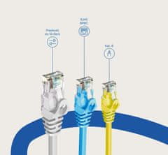 Zoy Kabel Ethernet Cat. 6 UTP CCA rumen 0,5m ZCR05Y