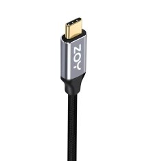 Zoy Kabel USB-C na USB-C 2 m Črno-srebrn (ZCCC2)