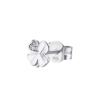 Rosato Srebrni enojni uhani za srečo Storie RZO051R