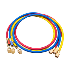 WIPCOOL MRH-1CV60° Set cevi za polnjenje z ventilom 1/4" in 5/16"