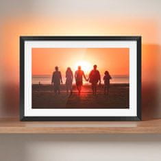 Krüger&Matz Touch digitalni foto okvir Wi-Fi 10,1″ črn APP z LED RGB osvetlitvijo ozadja