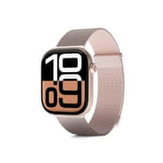 EPICO Milanese+ pašček za Apple Watch 42/44/45/46/49mm, roza