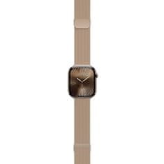 EPICO Milanese+ pašček za Apple Watch 42/44/45/46/49mm, zlat