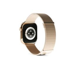 EPICO Milanese+ pašček za Apple Watch 42/44/45/46/49mm, zlat