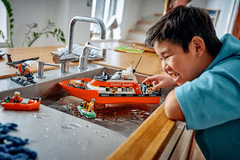 LEGO City 60504 Coast Guard Rescue Boat & Helicopter