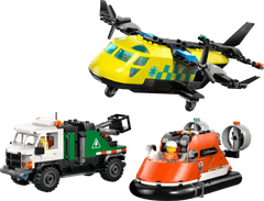 LEGO City 60505 Airplane, Service Truck & Hovercraft Remix