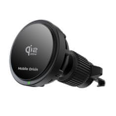 Mobile-origin CA24 polnilec za avto, 25 W, MagSafe, Qi2, črn