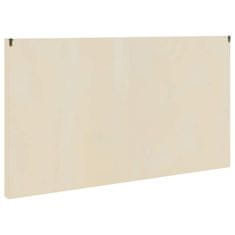 Vidaxl Stenska vitrina s polico Bež 98 x 4,5 x 55 cm Konstruiran les