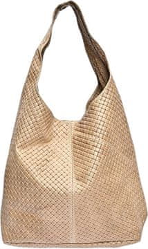 Ženska usnjena torbica Hobo LV 8151 Fango