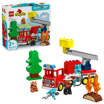 LEGO DUPLO 10473 Gasilski avto s cevjo in gasilcem