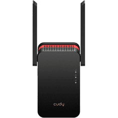 Cudy WiFi razširjevalnik AX3000 WiFi 6 Mesh Repeater, črn