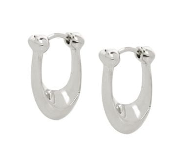 Coach Ujemajoči se ovalni uhani iz medenine 37351447RHO030