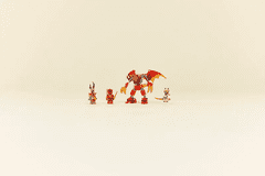 LEGO NINJAGO 71851 Kai's Dragon Mech Battle Pack