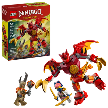 LEGO NINJAGO 71851 Kai's Dragon Mech Battle Pack