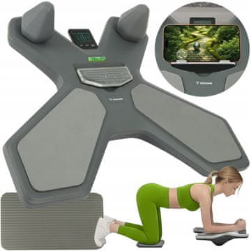 Malatec Večnamenska ravnotežna vadbena deska s LCD števcem