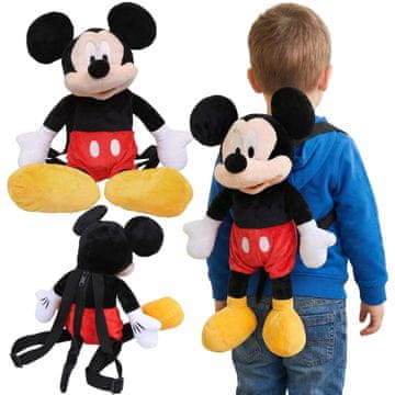 Disney Mickey Mouse Plišasti 3D nahrbtnik, mehka igrača za otroško sobo, maskota za otroke
