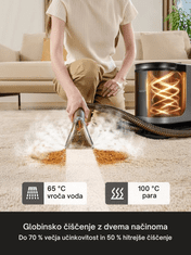 UWANT B400 globinski sesalec s paro