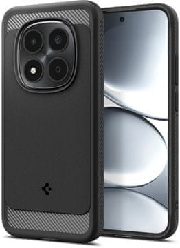 Spigen Rugged Armor ovitek za Xiaomi Redmi Note 15 Pro 5G, mat črn