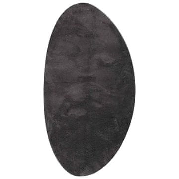 Vidaxl Preproge za površine HUARTE Antracit 100 x 200 cm Poliester