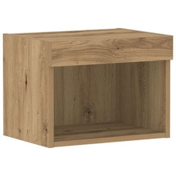 Vidaxl Komplet TV omaric Umetni hrast 40 x 30 x 30 cm Konstruiran les