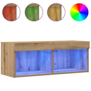 Vidaxl Komplet TV omaric artisan hrast 80 x 30 x 30 cm Konstruiran les