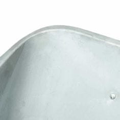 Vidaxl Kolovrat Srebro in črno 137 x 60 x 65,5 cm Jeklo