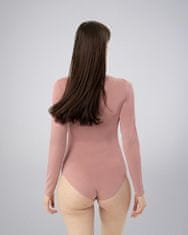 LEAFLETIC Ženski dolg Rokav Bodysuit z Gumbi, XL