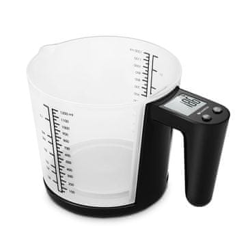 Champion Kuhinjska tehtnica Merilna skodelica 3kg 1200ml KV310 Črna