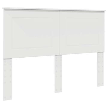 Vidaxl Vzglavje Bela 100 cm Konstruirano leseno