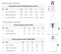 LEAFLETIC Ženski dolgi komplet za spanje, M