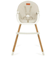 MoMi REKI stol za hranjenje, 3-v-1, bež