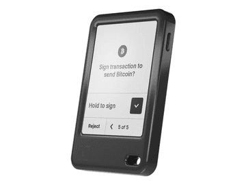 Ledger Ledger Nano Gen5 z Recovery Key, denarnica za Bitcoin in druge kriptovalute, črna