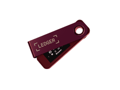 Ledger Nano S PLUS denarnica za Bitcoin in druge kriptovalute, Crimson Magenta
