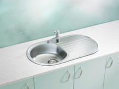 Alveus Pomivalno korito FORM 40, okroglo, z odcejalno površino 832 x 437