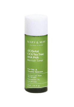 MÁRY & MAY Tonik za kožo CICA Tea Tree AHA PHA Blemish Toner 30 ml