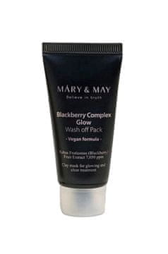 MÁRY & MAY Maska za obraz Blackberry Complex Glow Wash Off Pack 30 g
