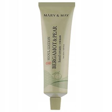 MÁRY & MAY Krema za roke z bergamotko in hruško 50 ml