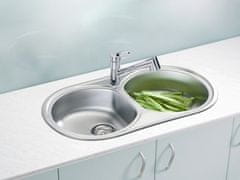 Alveus Dvojno pomivalno korito FORM 50, okroglo, vsadno, 832x437