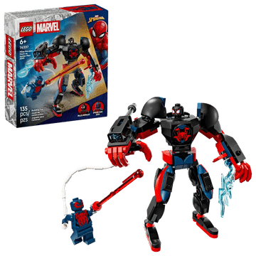 LEGO Marvel 76337 Robotski oklep Milesa Moralesa proti Spider-Manu 2099