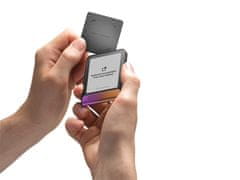 Ledger Flex z Recovery Key, denarnica za Bitcoin in druge kriptovalute, violićno oranžna