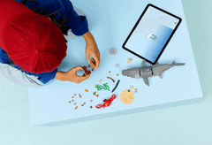 LEGO Creator 31381 Krvoločen morski pes s skrinjo z zakladom