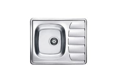 Alveus Pomivalno korito ZOOM 10 z odcejalnikom, vsadno, 615x500