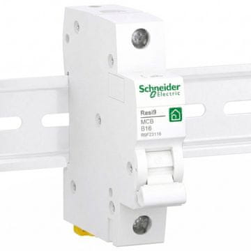 sarcia.eu Preobremenitveni odklopnik Schneider Electric R9F23116, avtomatski odklopnik 1P 16A 230V