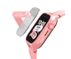 Manta STELIO JUNIOR otroška pametna ura, 4G LTE, SOS gumb, roza (Powder Pink)
