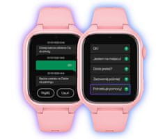 Manta STELIO JUNIOR otroška pametna ura, 4G LTE, SOS gumb, roza (Powder Pink)